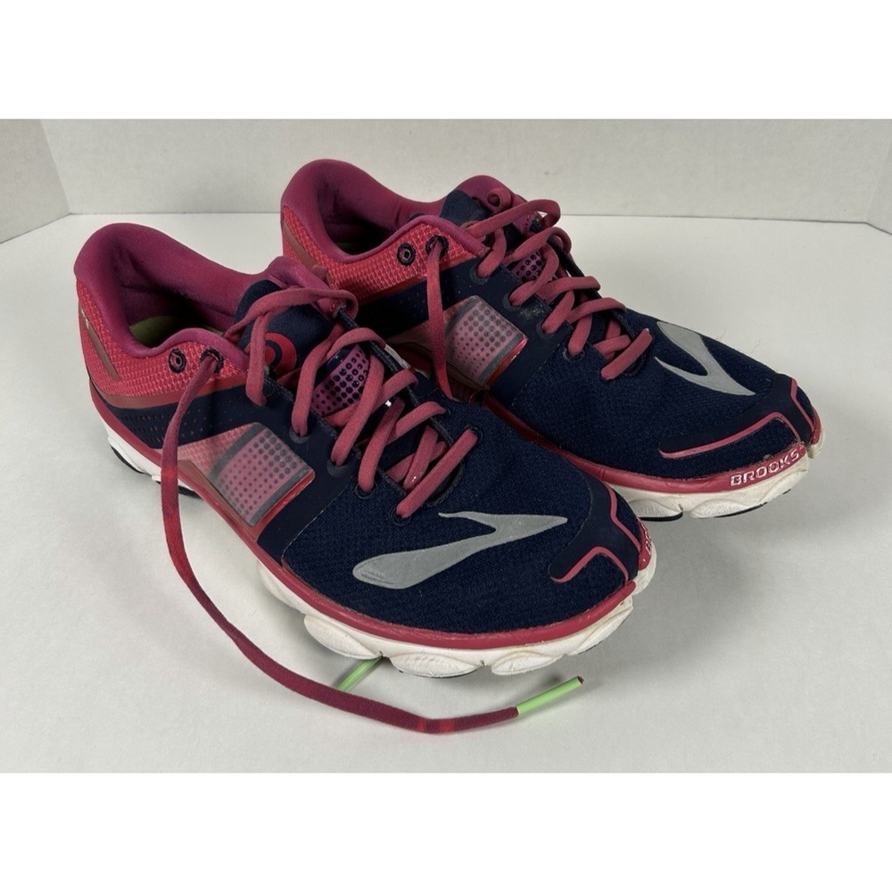 Brooks PureFlow Running Shoes Women's Size 9.5 Pink Blue